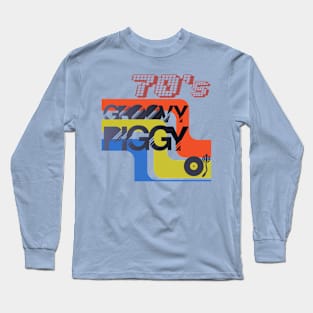 70's Groovy Piggy Long Sleeve T-Shirt